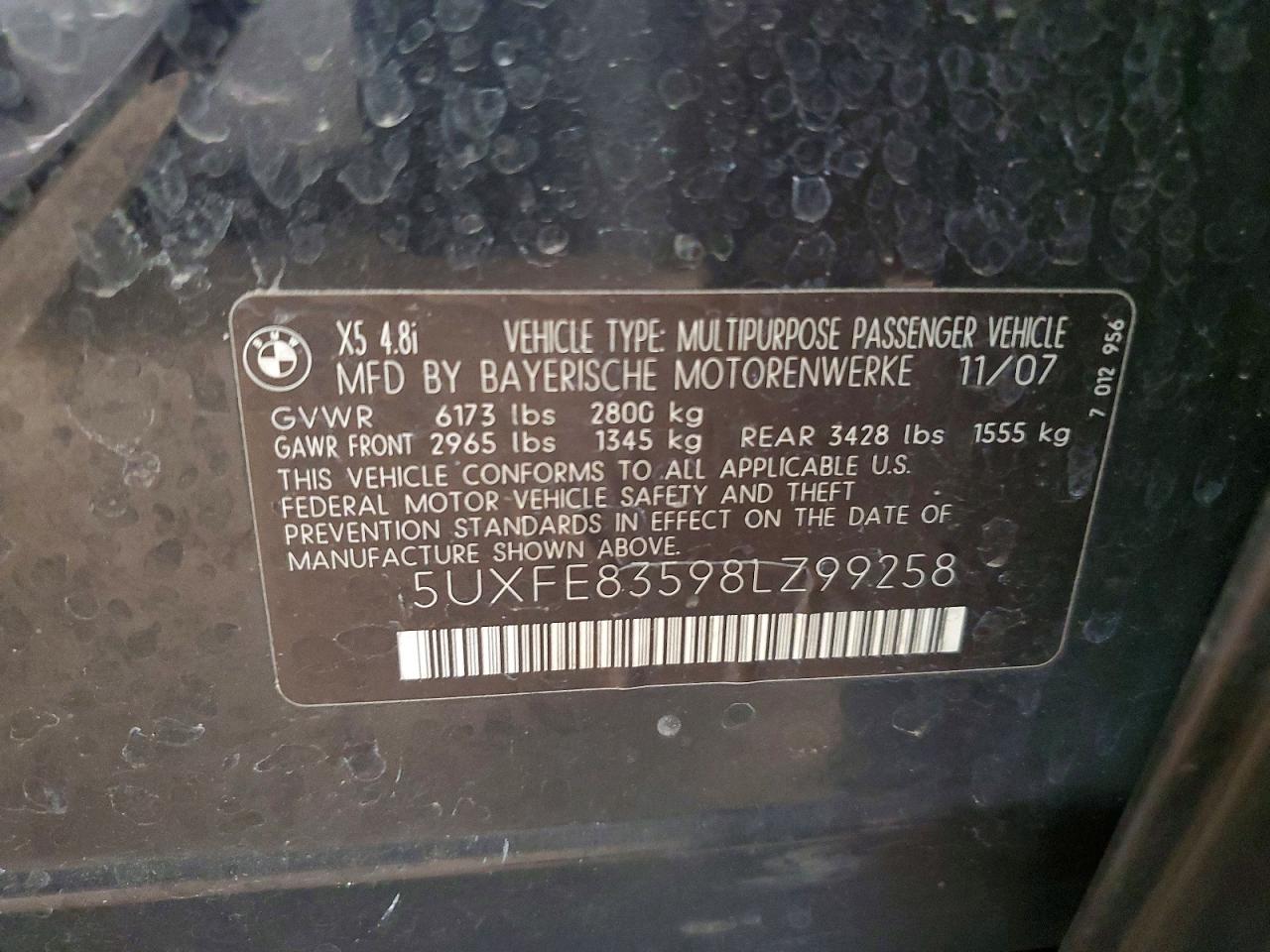 BMW X Series 4.8i