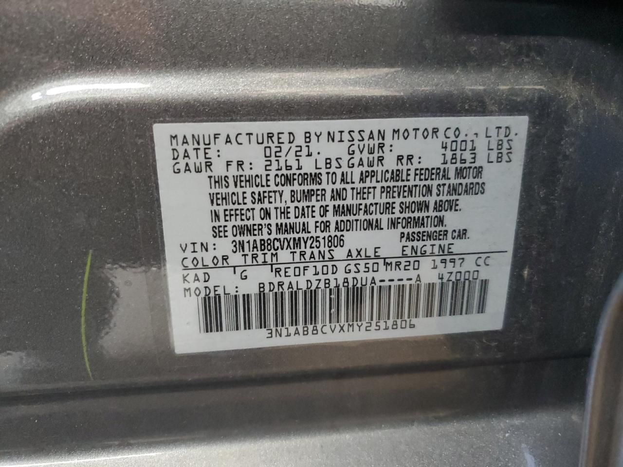 Nissan Sentra Sv