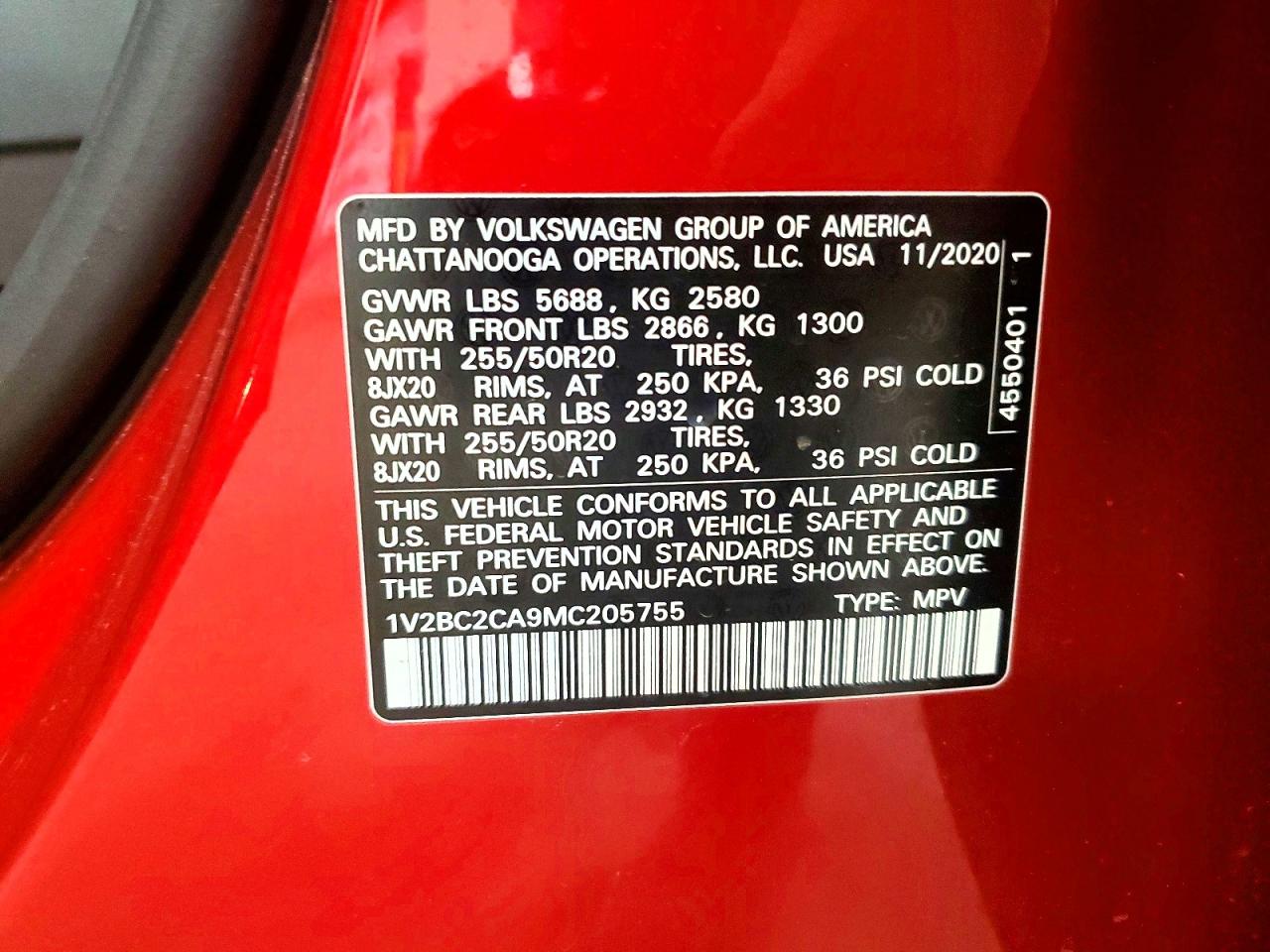 Volkswagen Atlas Sel
