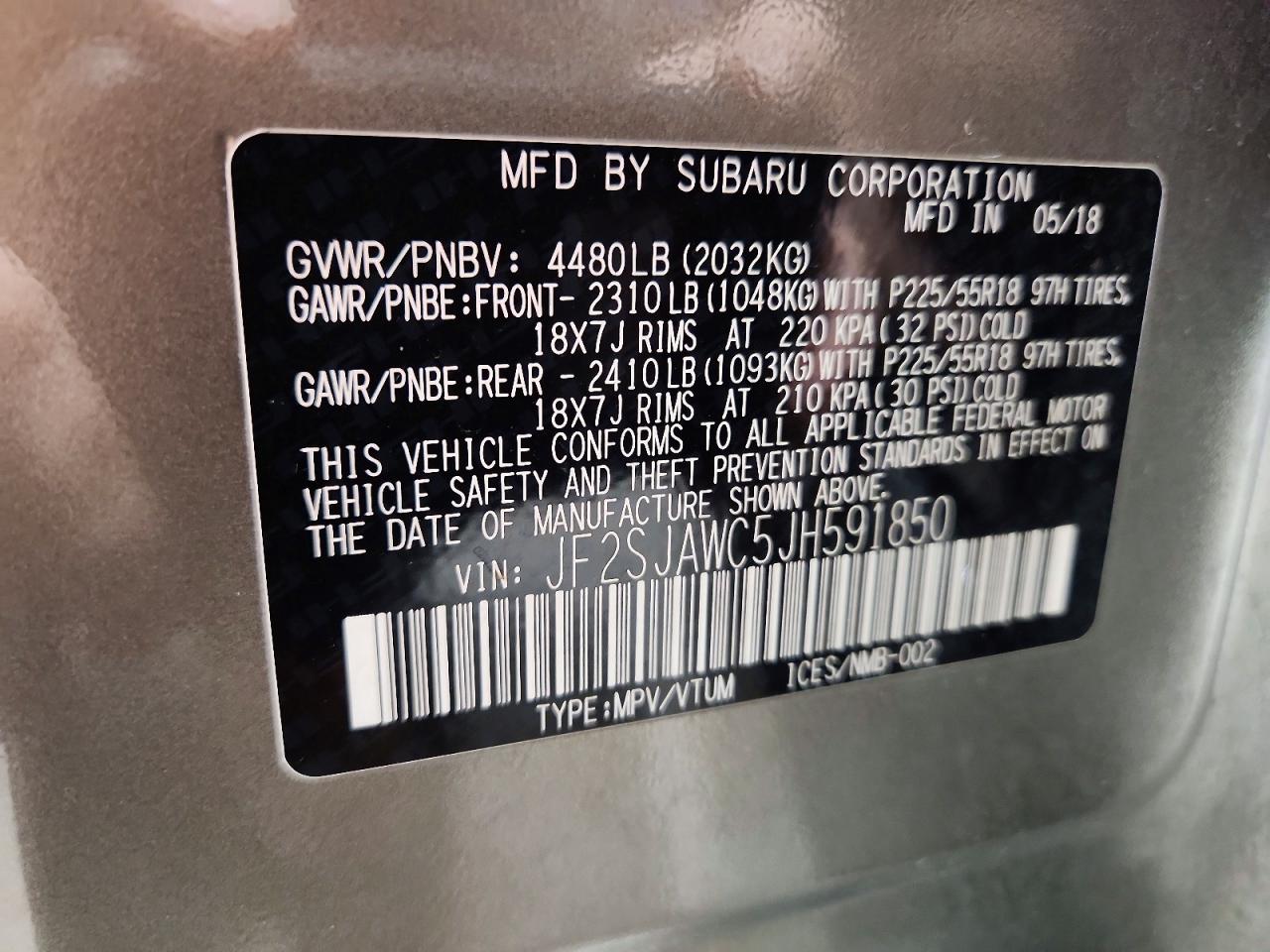 Subaru Forester 2.5i Touring