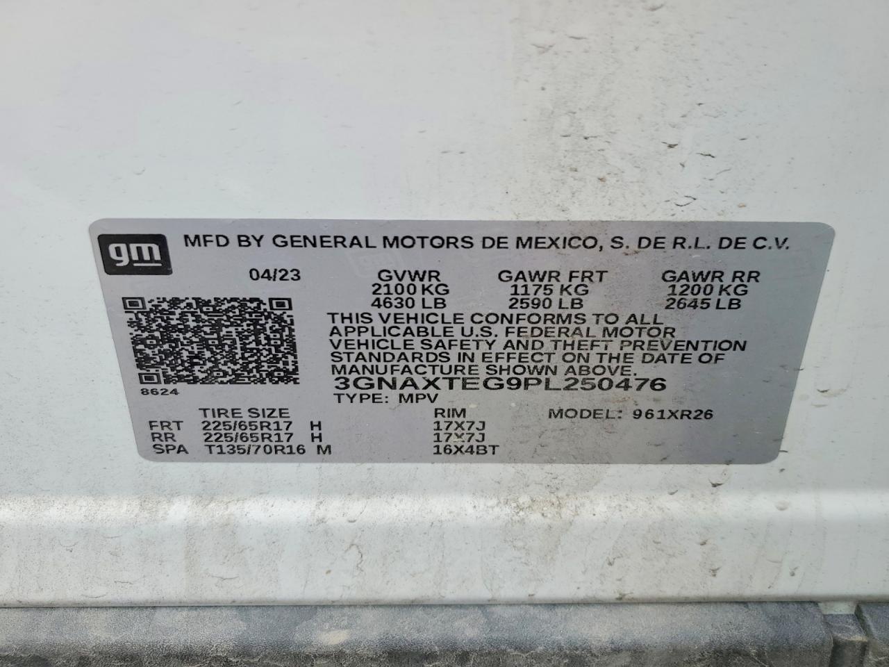 Chevrolet Equinox Lt