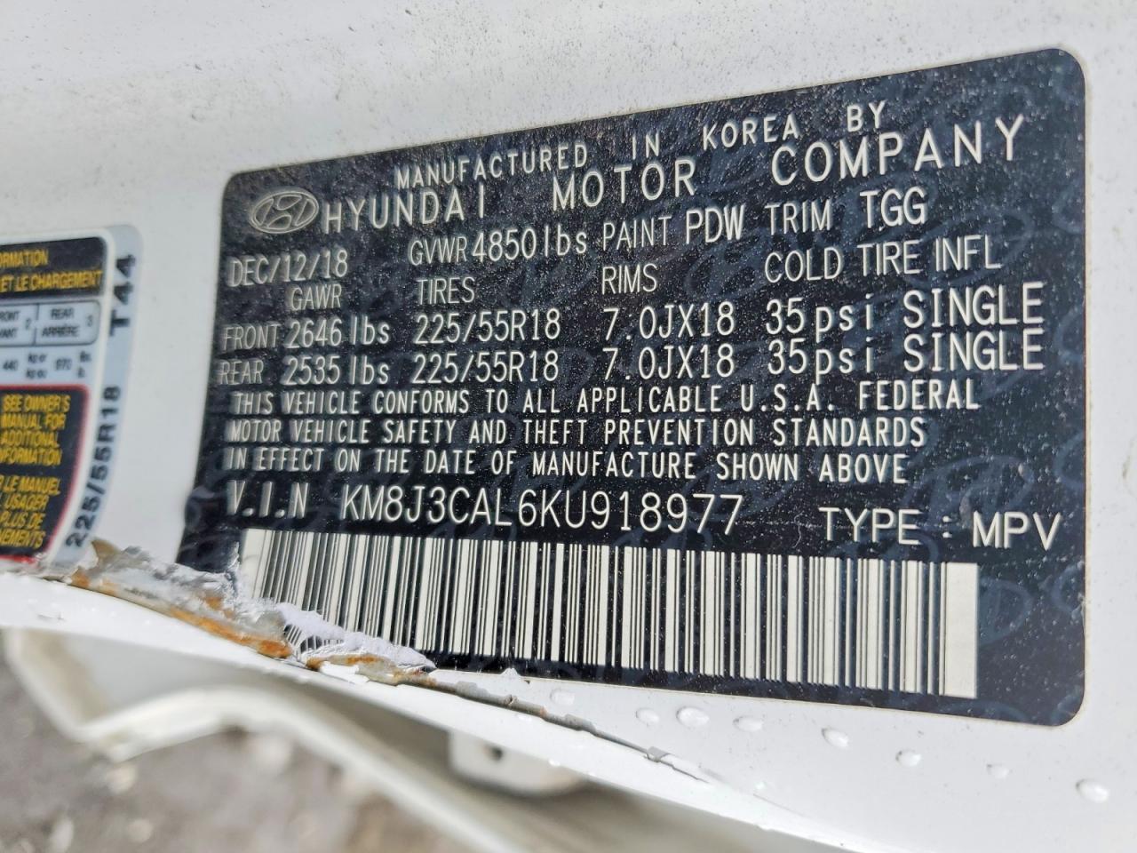 Hyundai TUCSON Sel