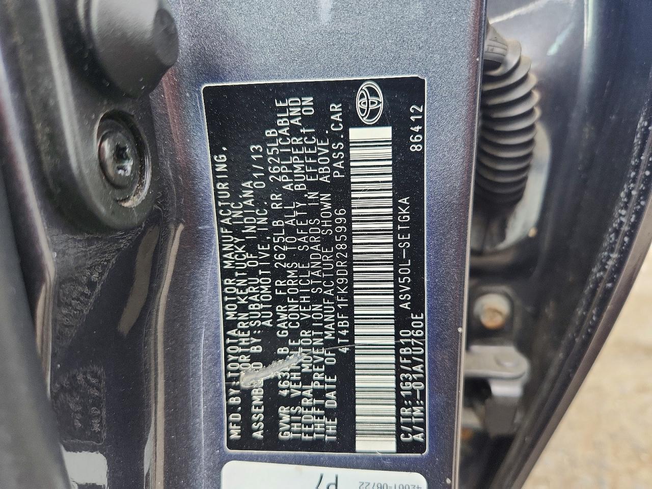 Toyota Camry Xle