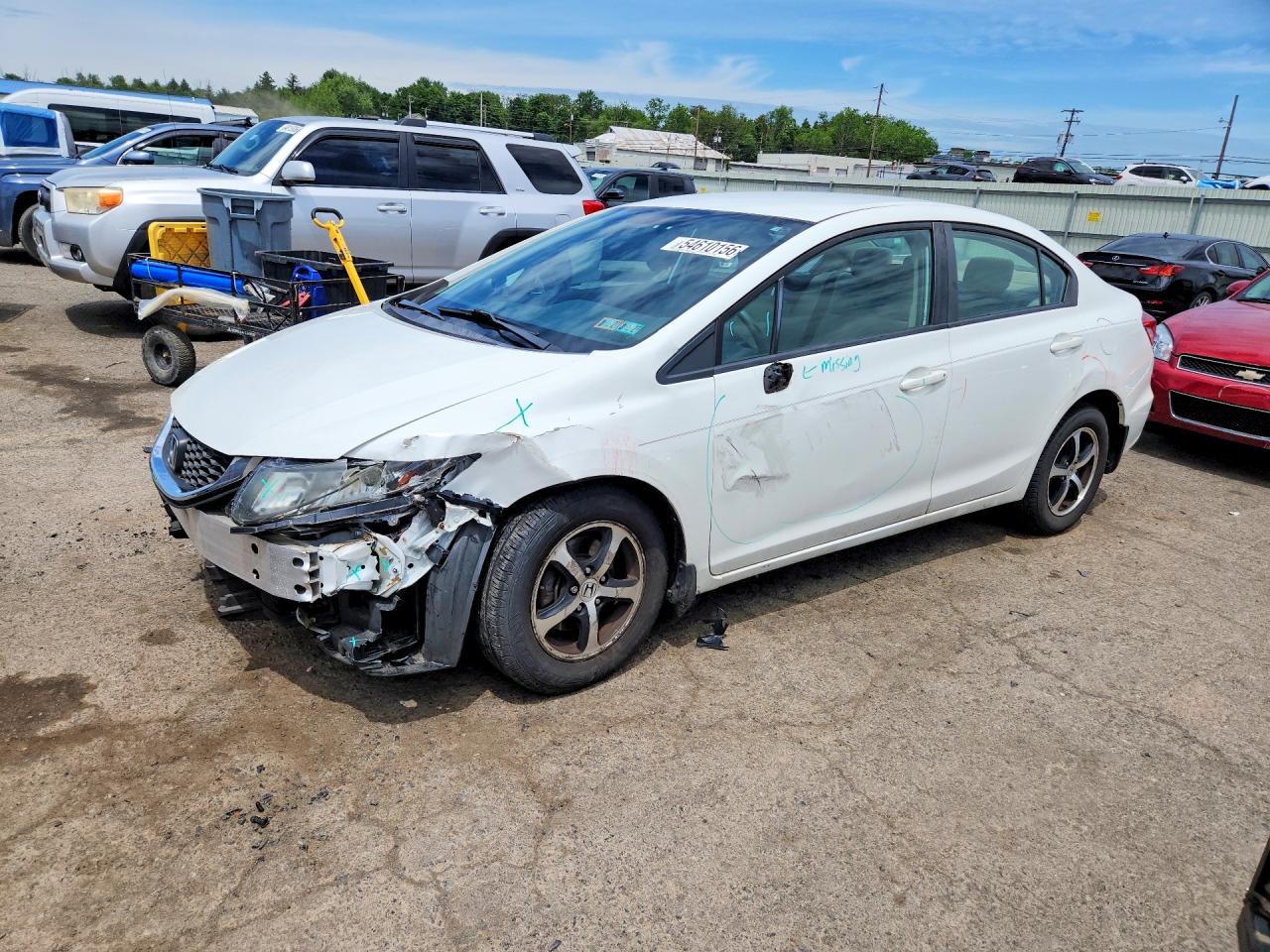 Salvage Honda Civic Image