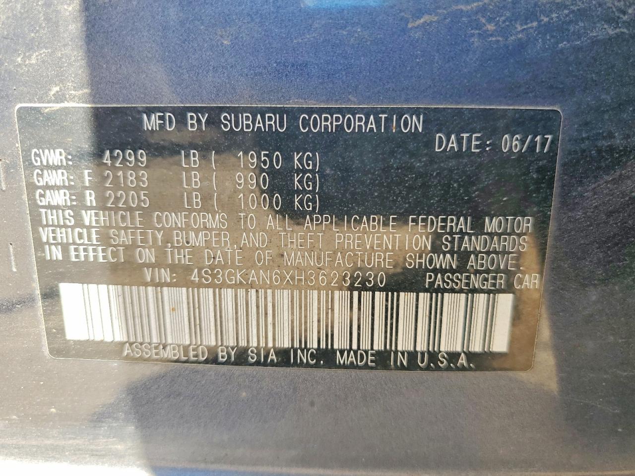 Subaru Impreza Limited