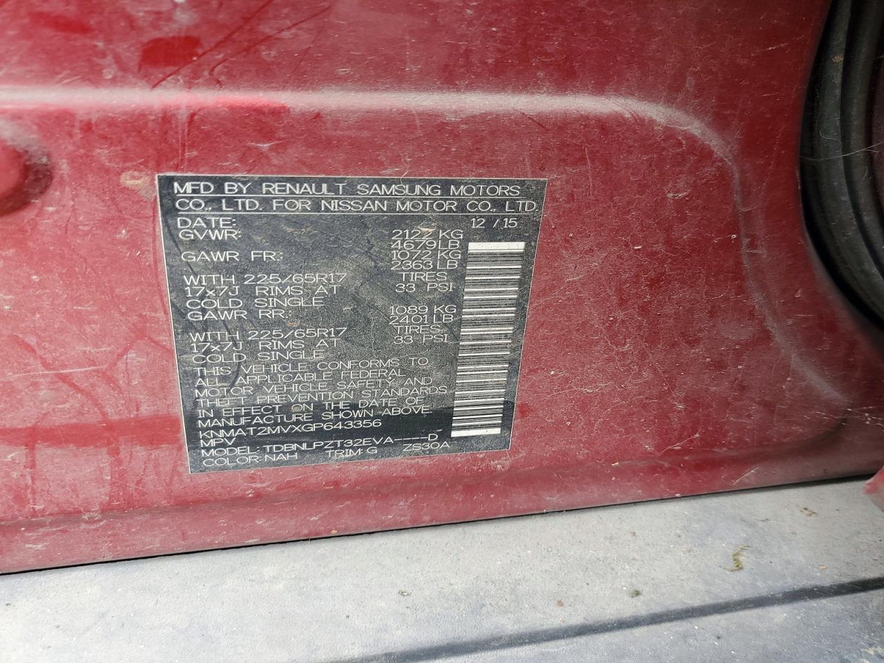 Nissan Rogue S