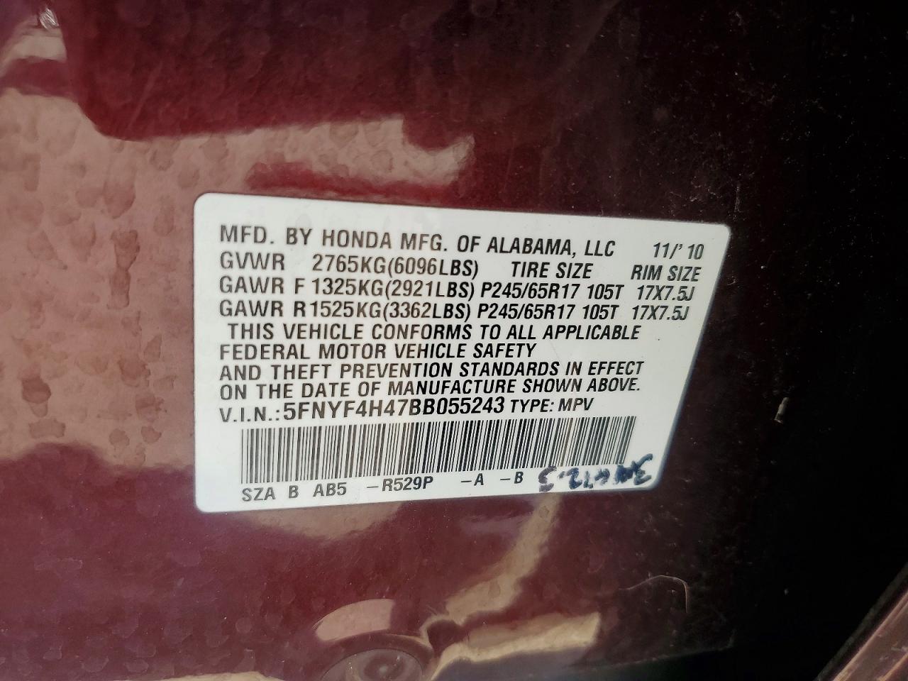 Honda Pilot Ex
