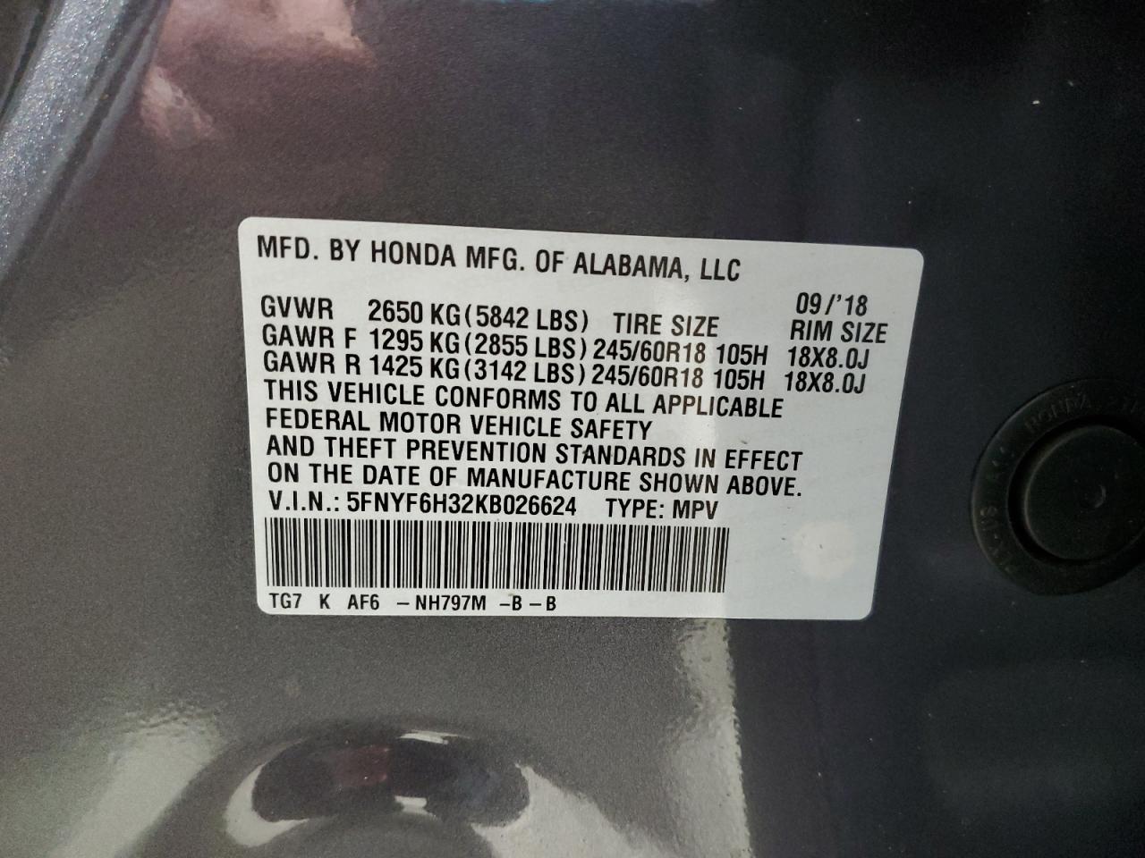 Honda Pilot Ex