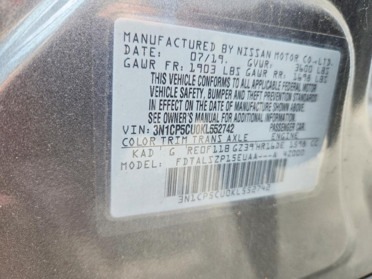 Nissan Kicks Sv