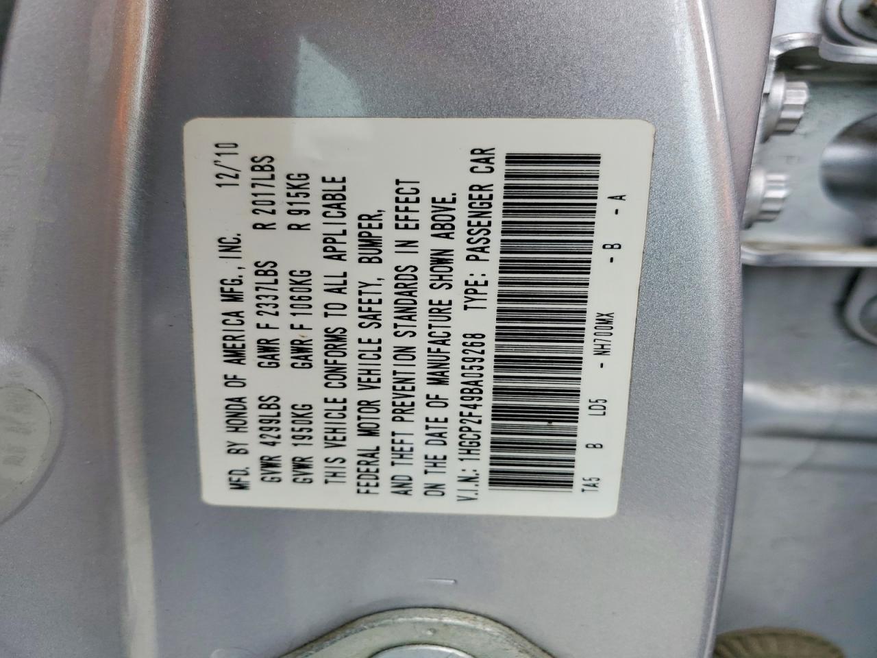 Honda Accord Lxp