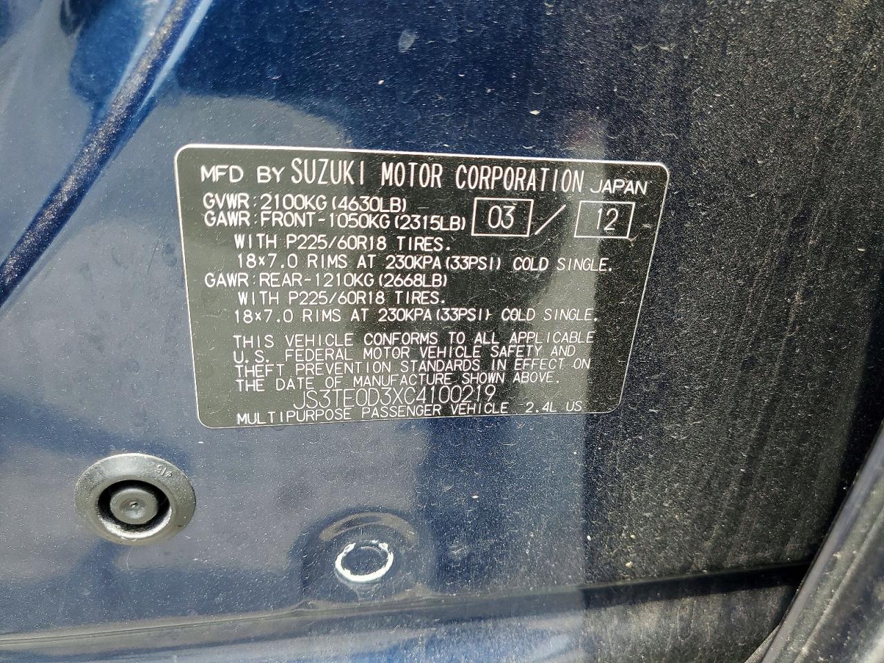 Suzuki Gr Vitara Se