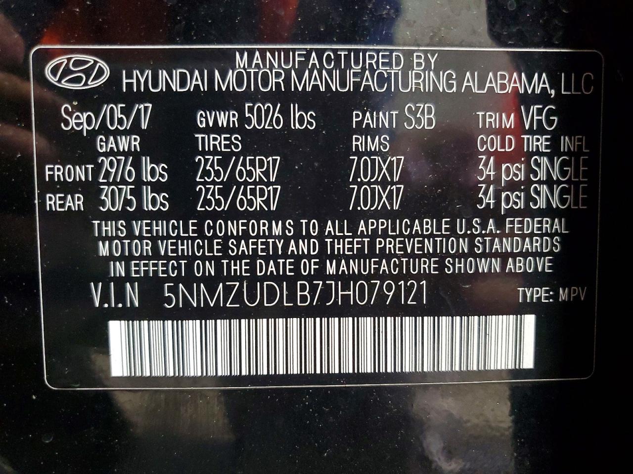 Hyundai SANTA FE 2.4l
