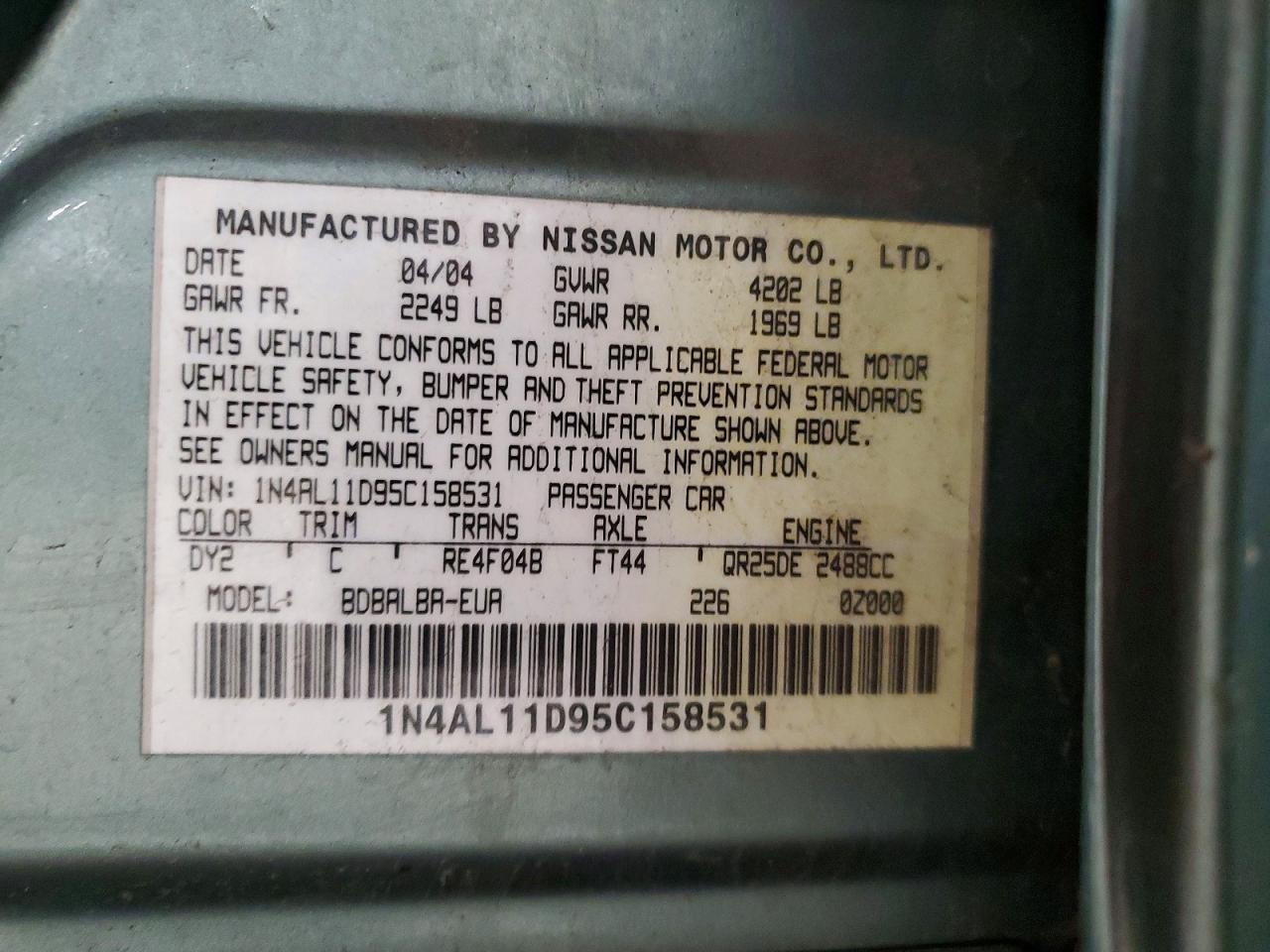 Nissan Altima 2.5