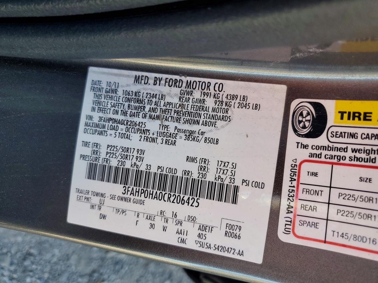 Ford Fusion Se