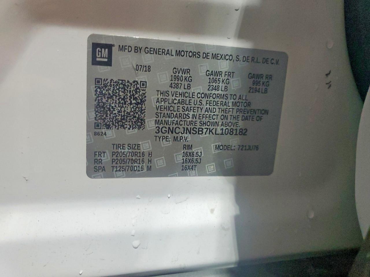 Chevrolet Trax Ls