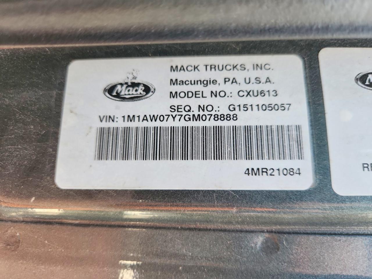 Mack 600 Cxu600