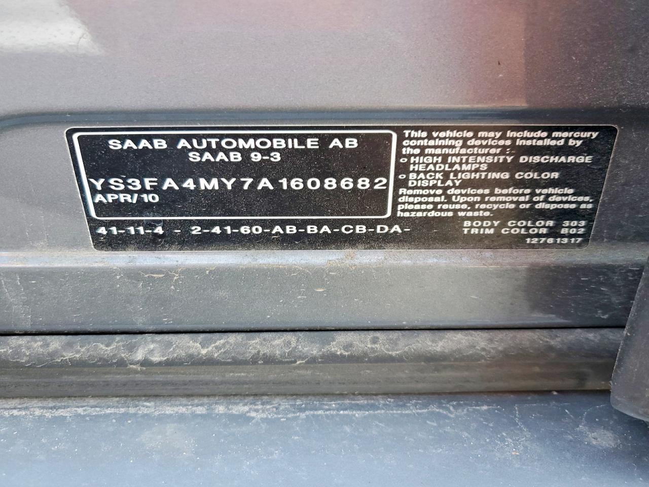 Saab 9-3 2.0t