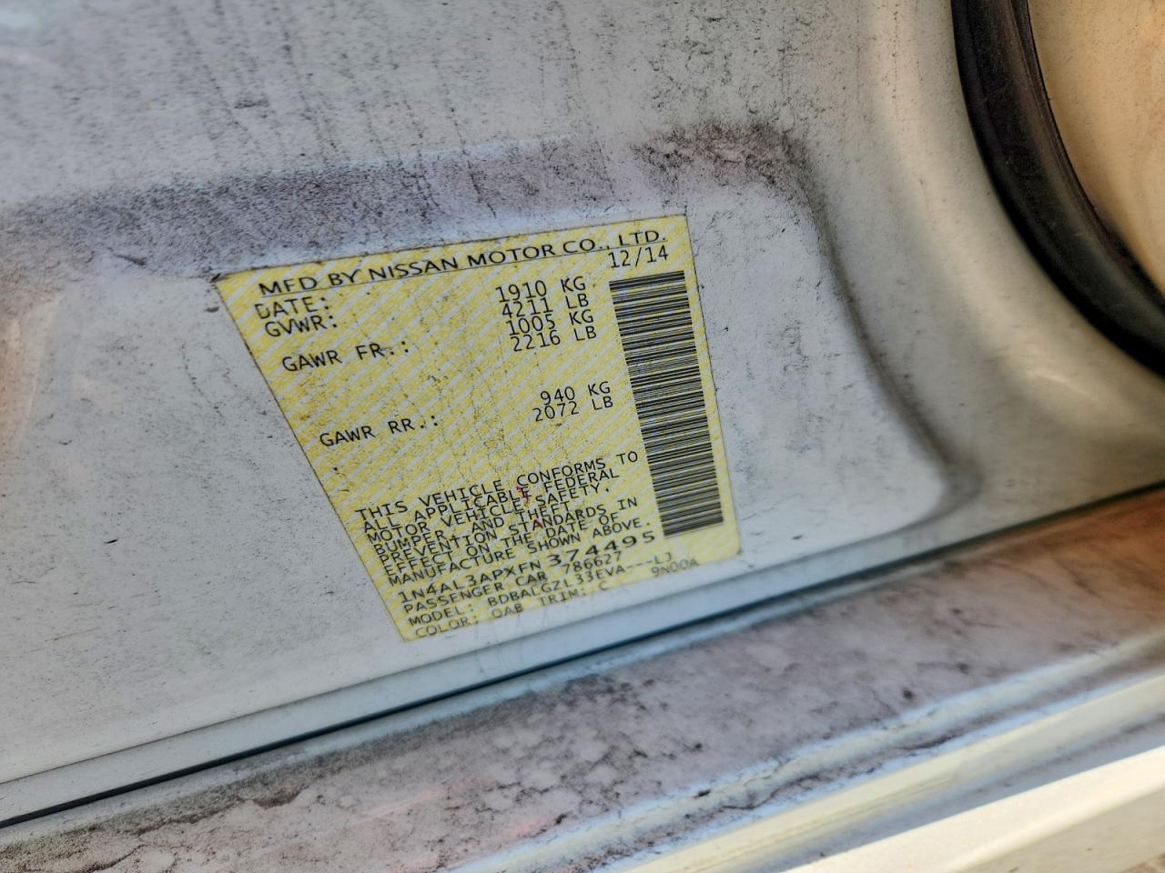 Nissan Altima 2.5 S