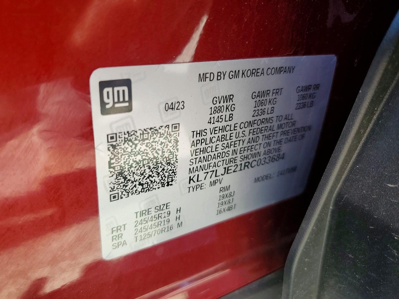 Chevrolet Trax 2rs