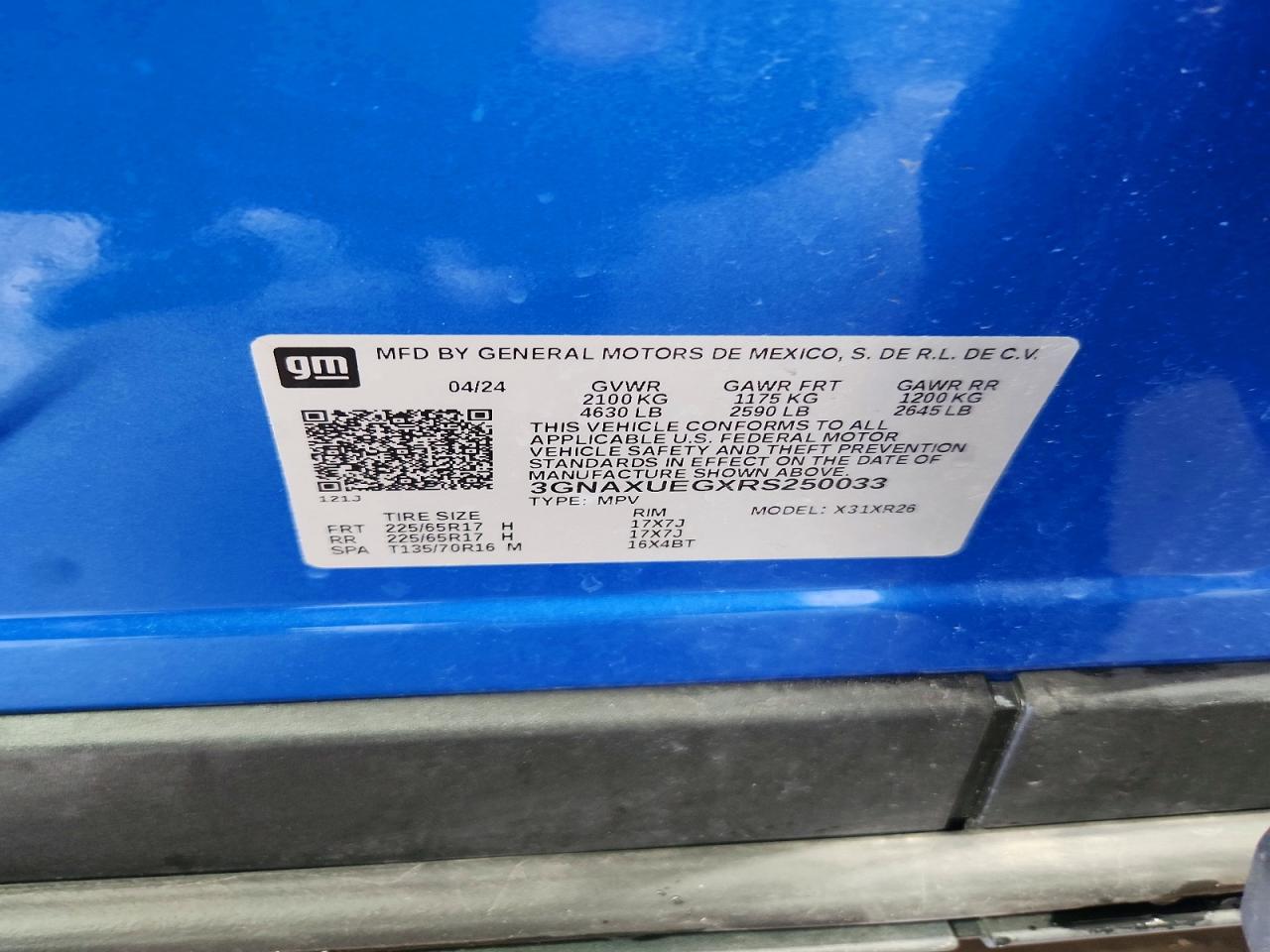 Chevrolet Equinox Lt