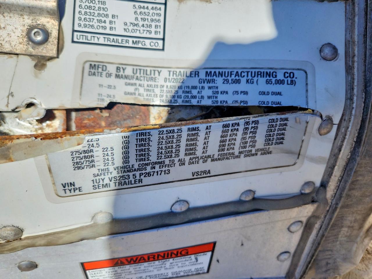 Utility Reefer Tra