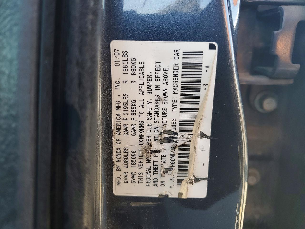 Honda Accord Lx