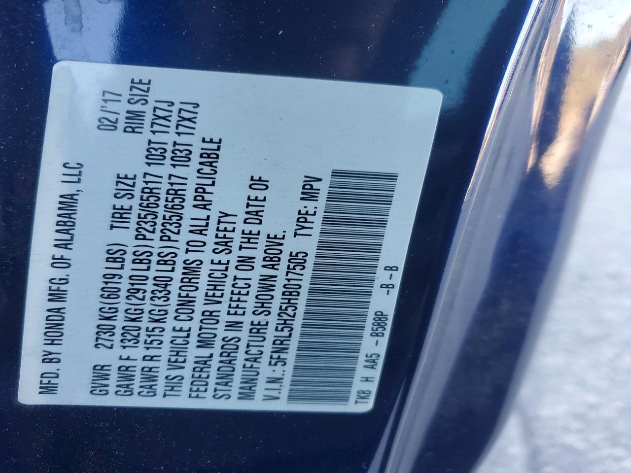 Honda Odyssey Lx