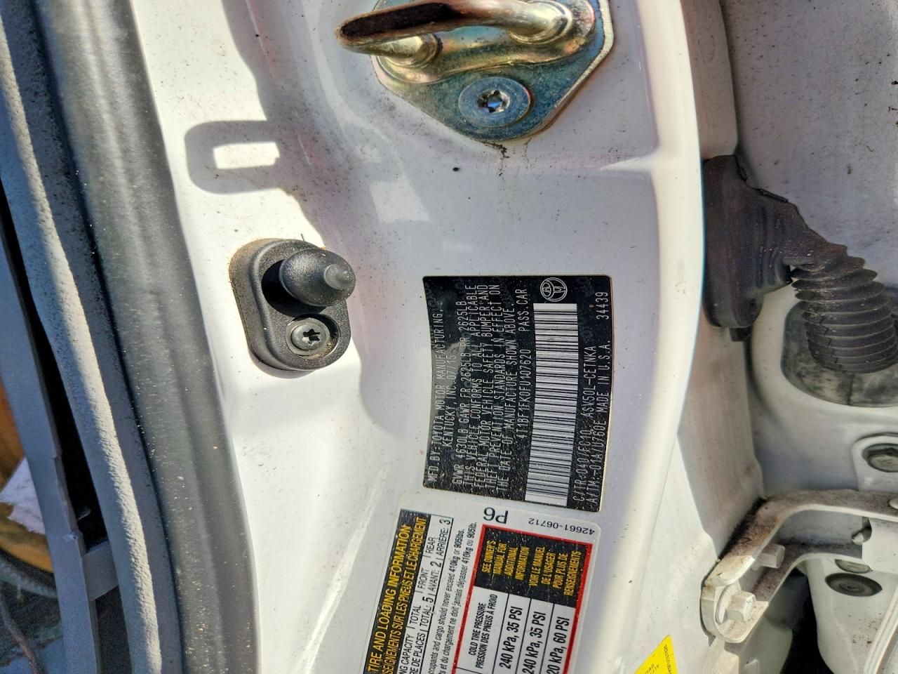 Toyota Camry Le