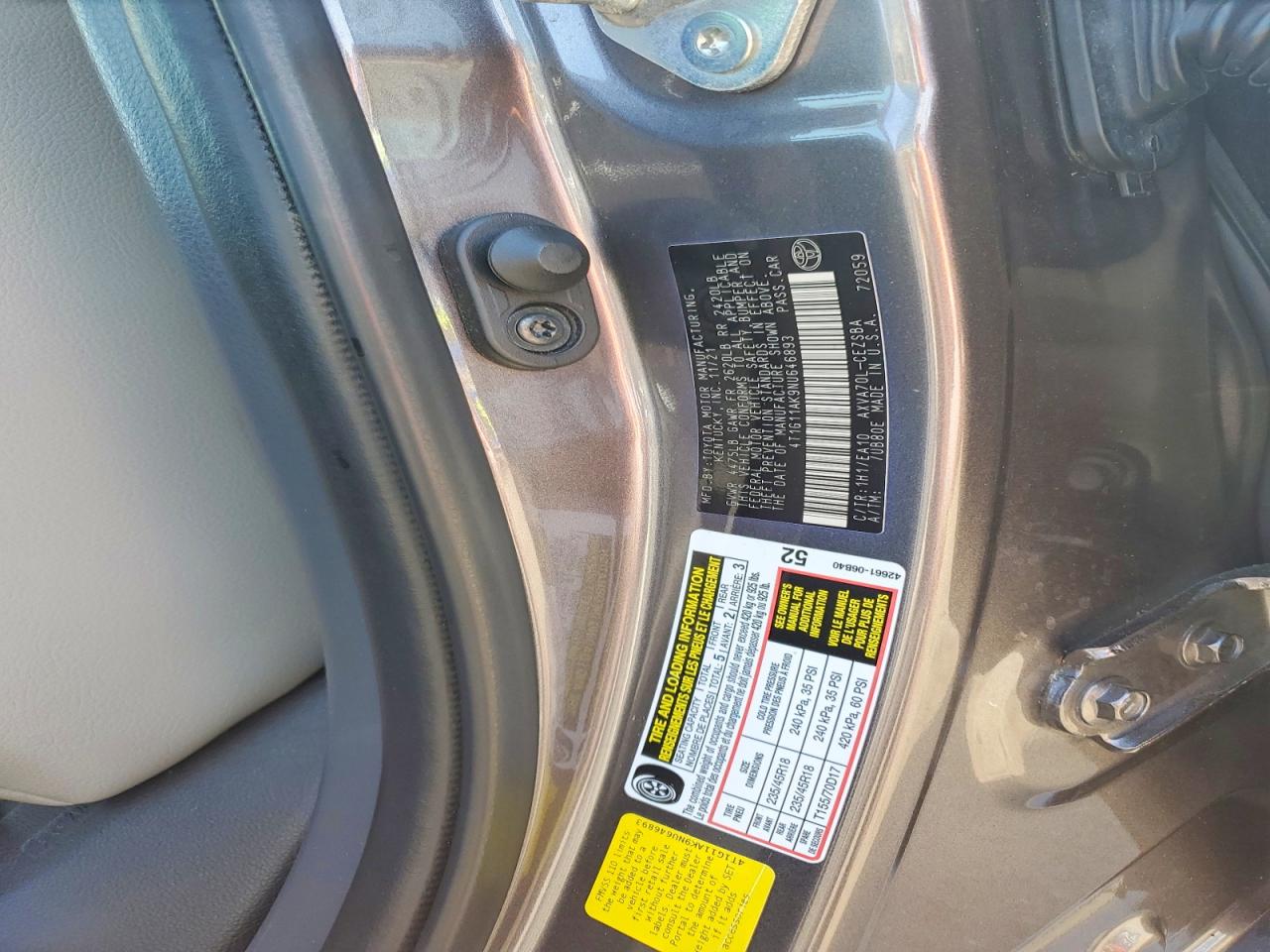 Toyota Camry Se