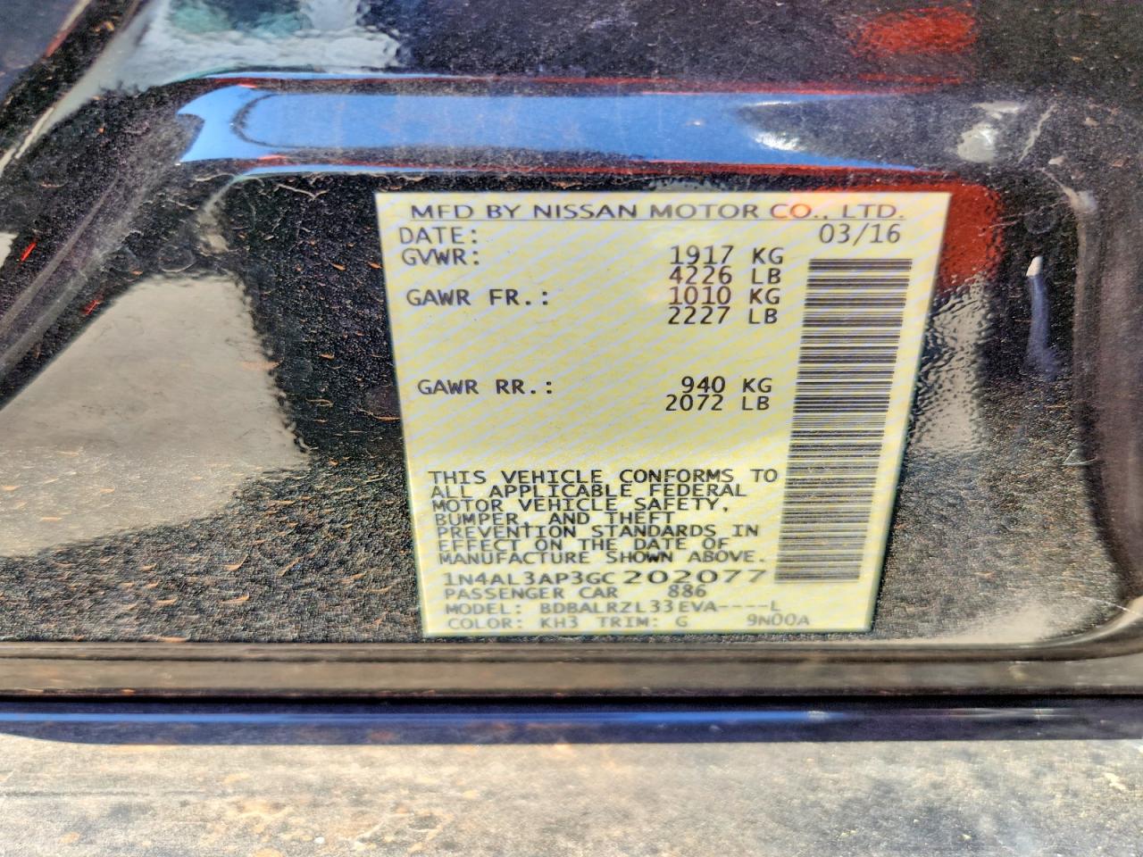 Nissan Altima 2.5 Sl