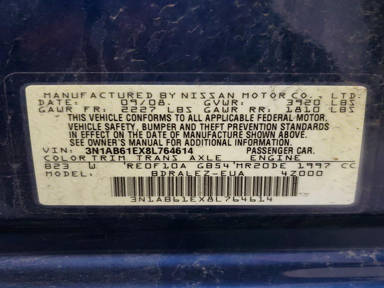 Nissan Sentra 2.0
