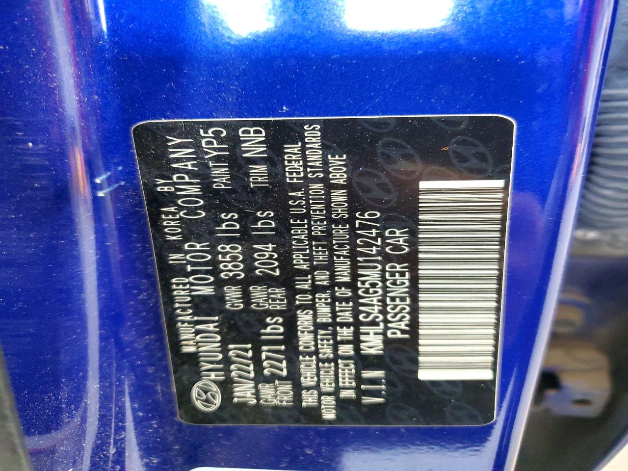 Hyundai ELANTRA Sel