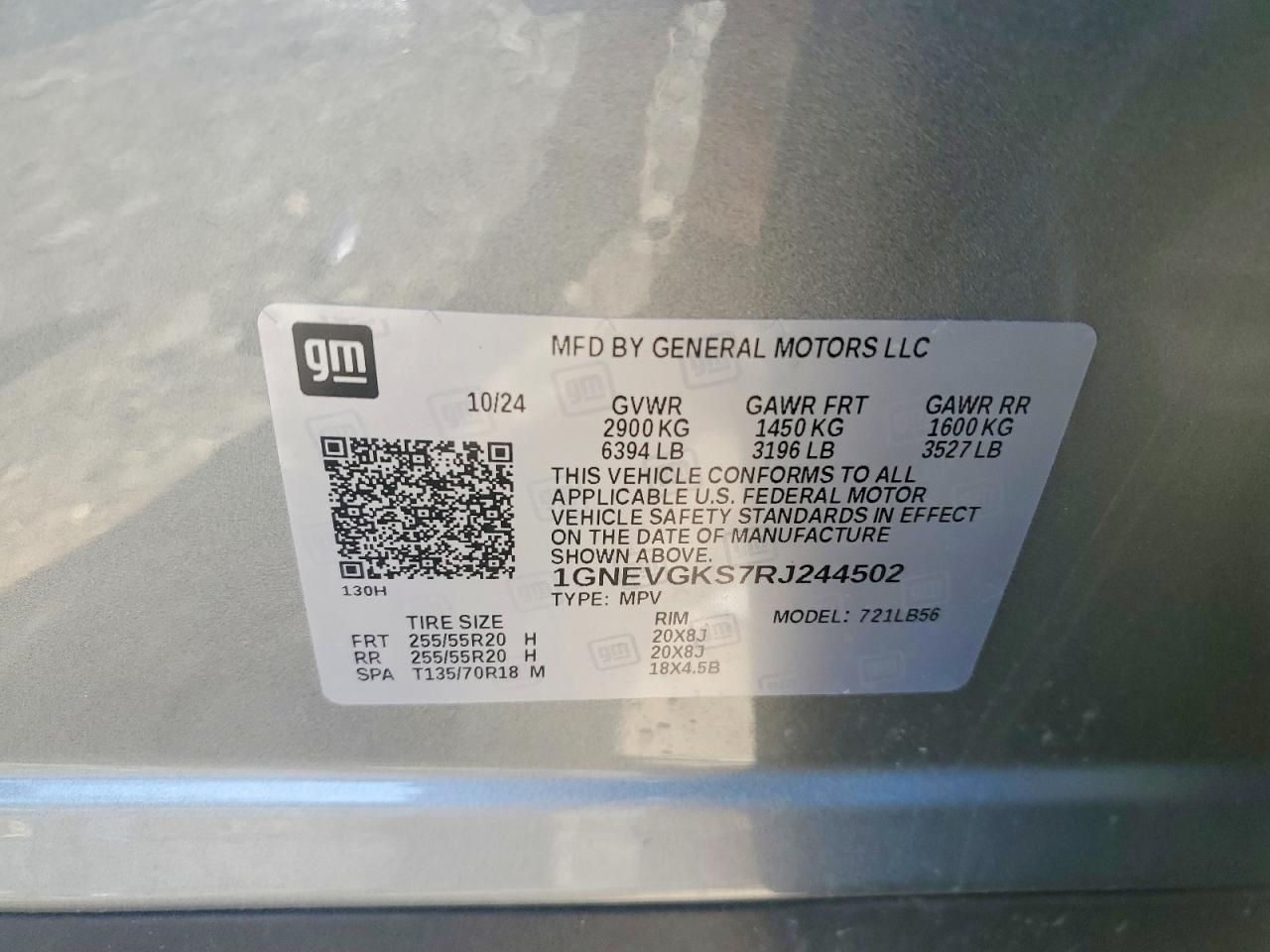 Chevrolet Traverse Lt