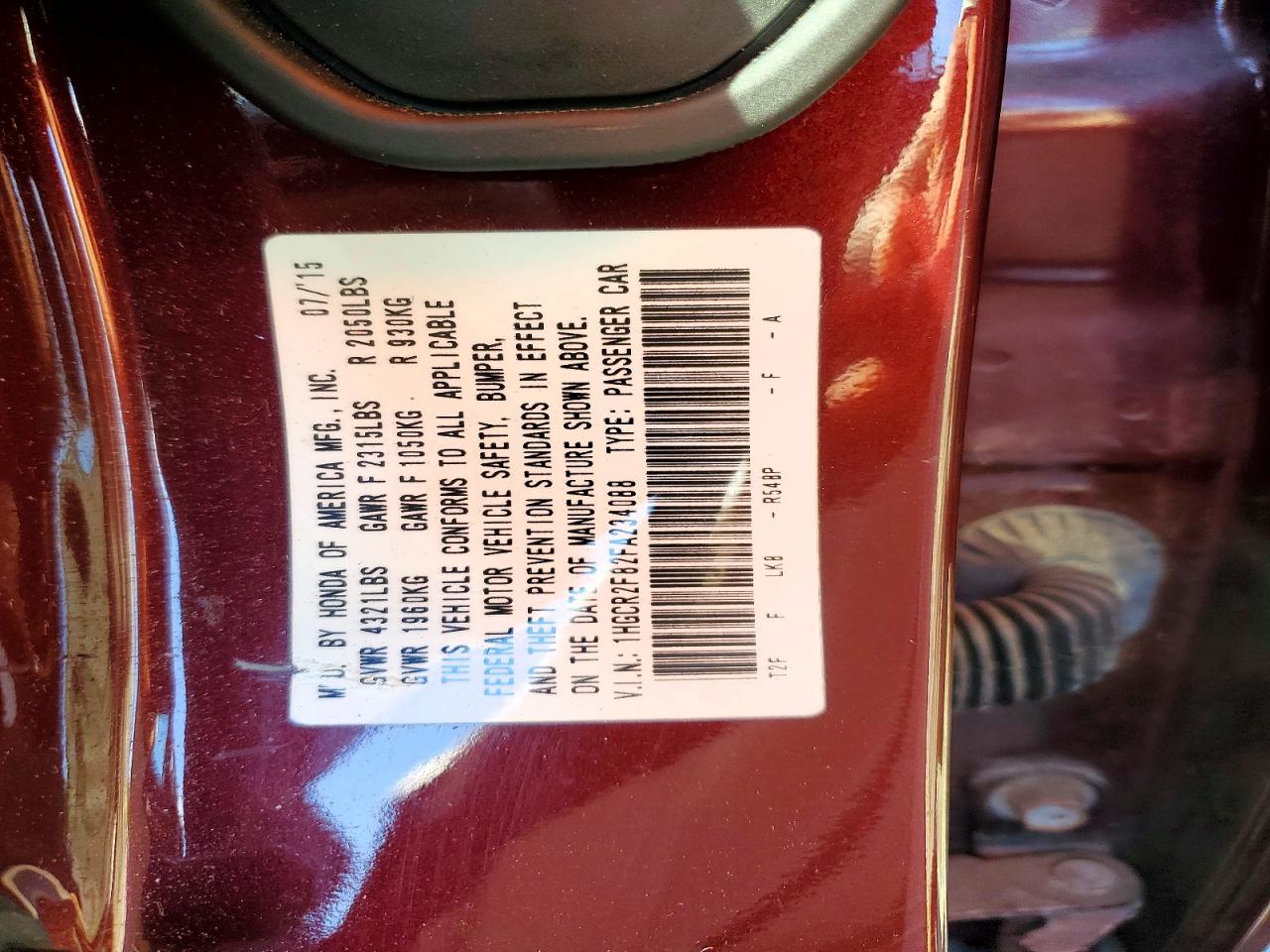 Honda Accord Exl