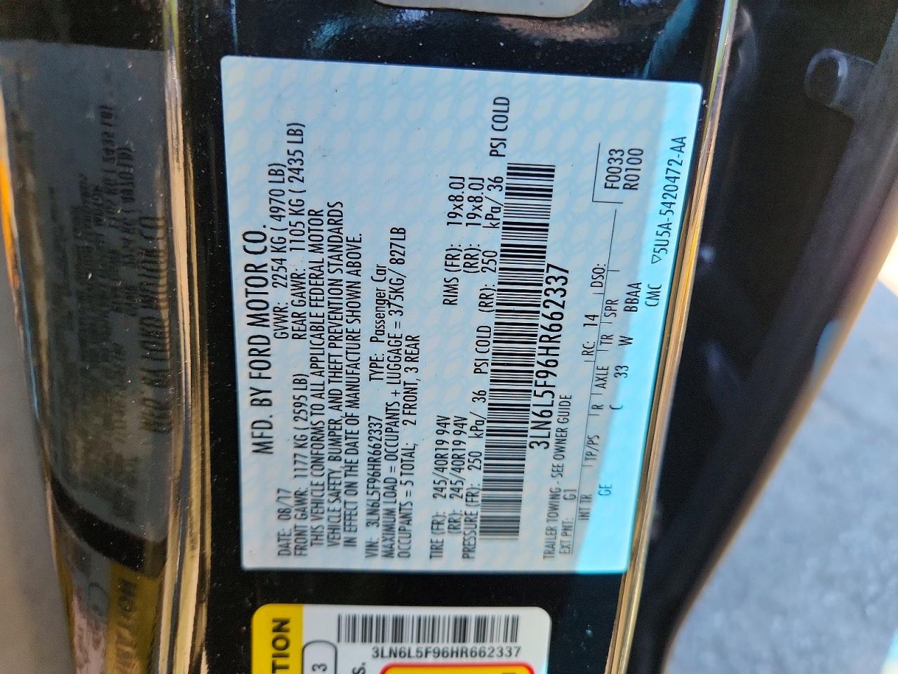 Lincoln MKZ Reserve