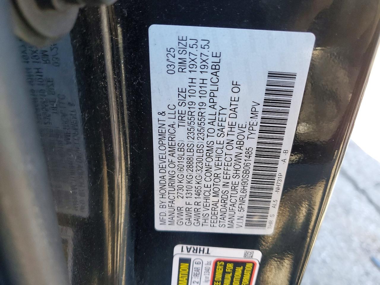 Honda Odyssey Elite