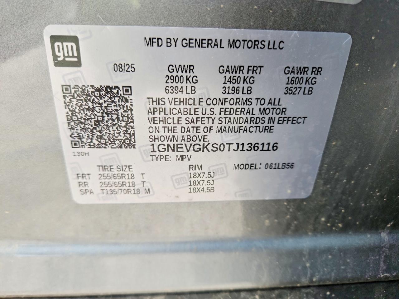 Chevrolet Traverse Lt