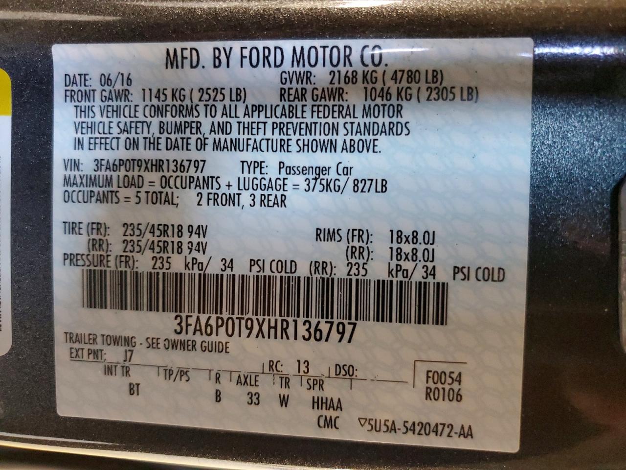 Ford Fusion Se
