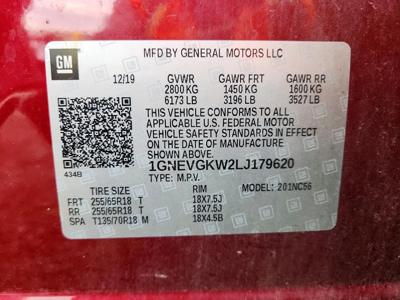 Chevrolet Traverse Lt