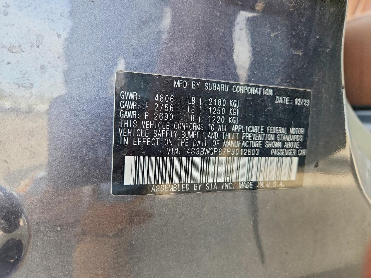 Subaru Legacy Touring Xt