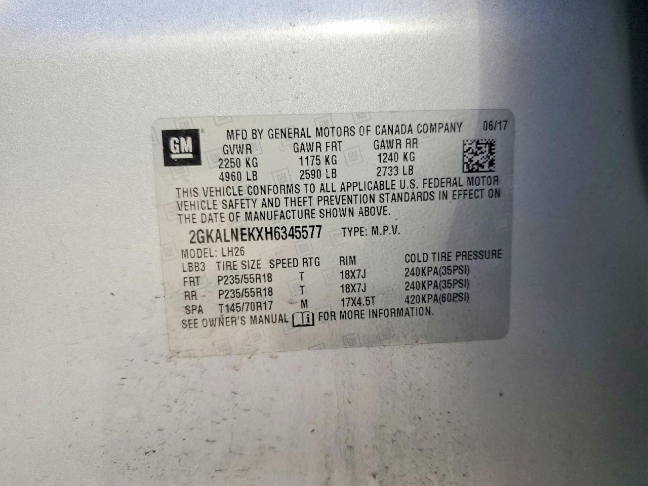 GMC Terrain Sle