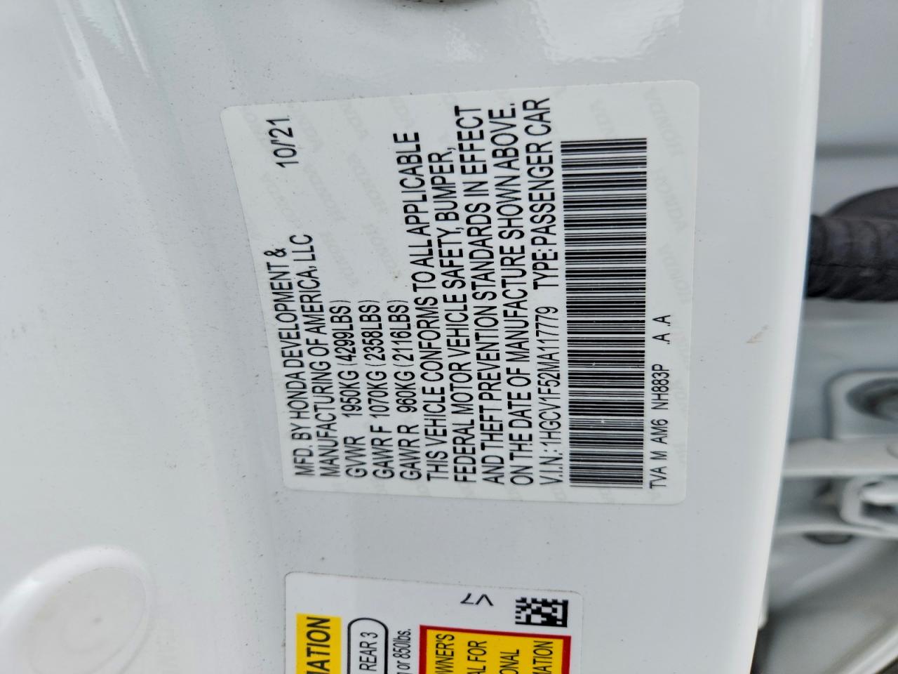 Honda Accord Exl