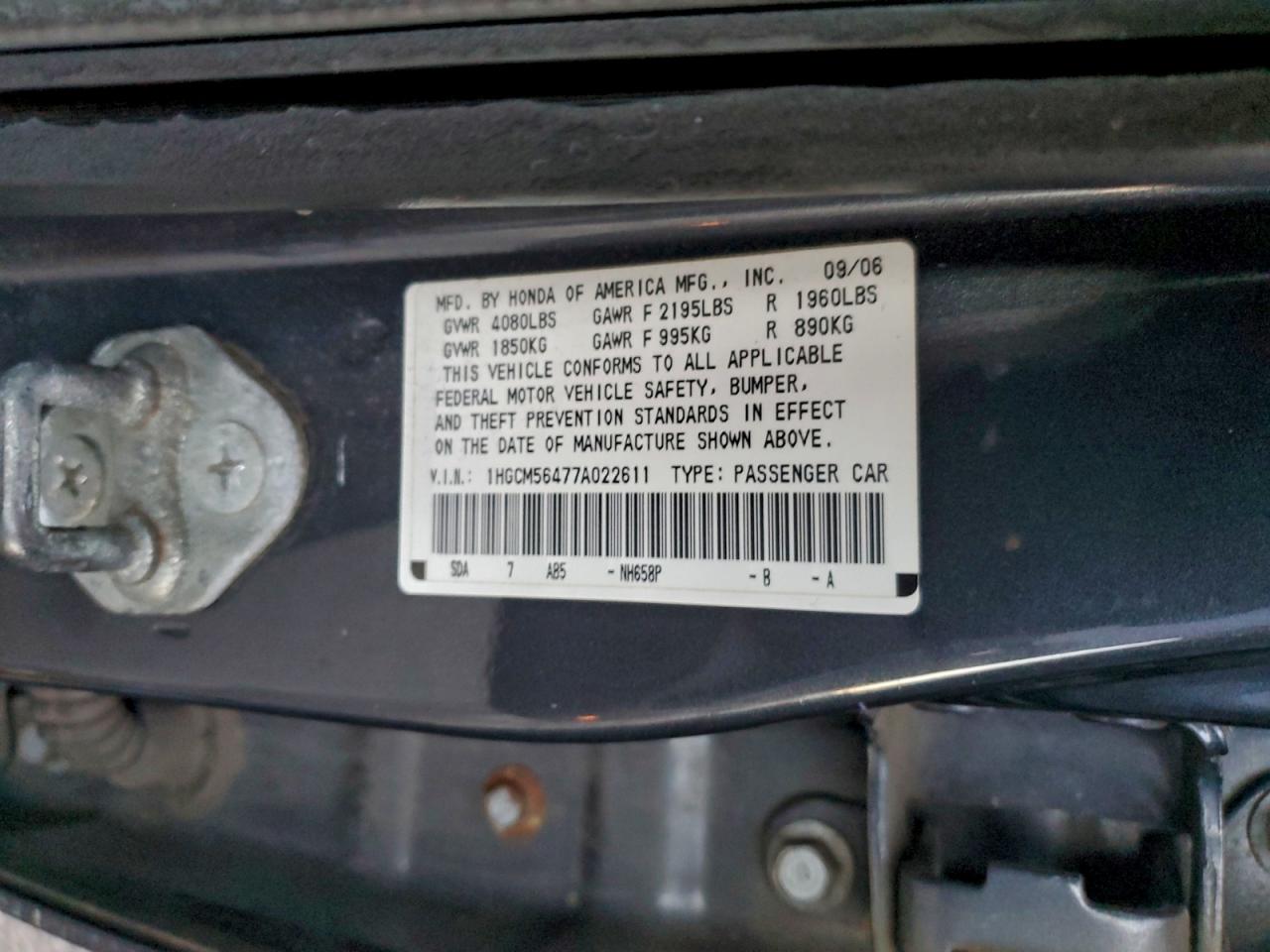 Honda Accord Lx