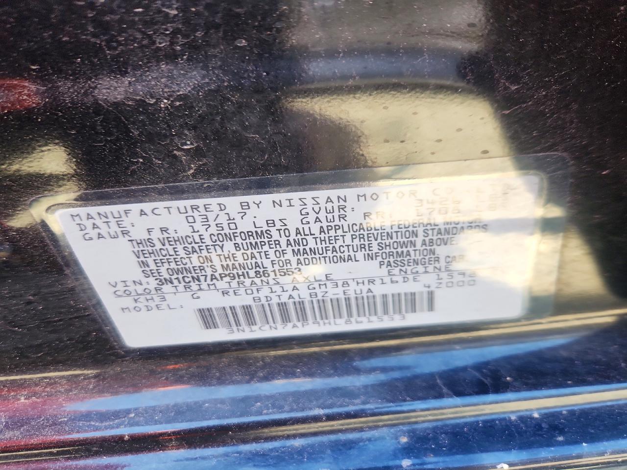 Nissan Versa 1.6 Sv