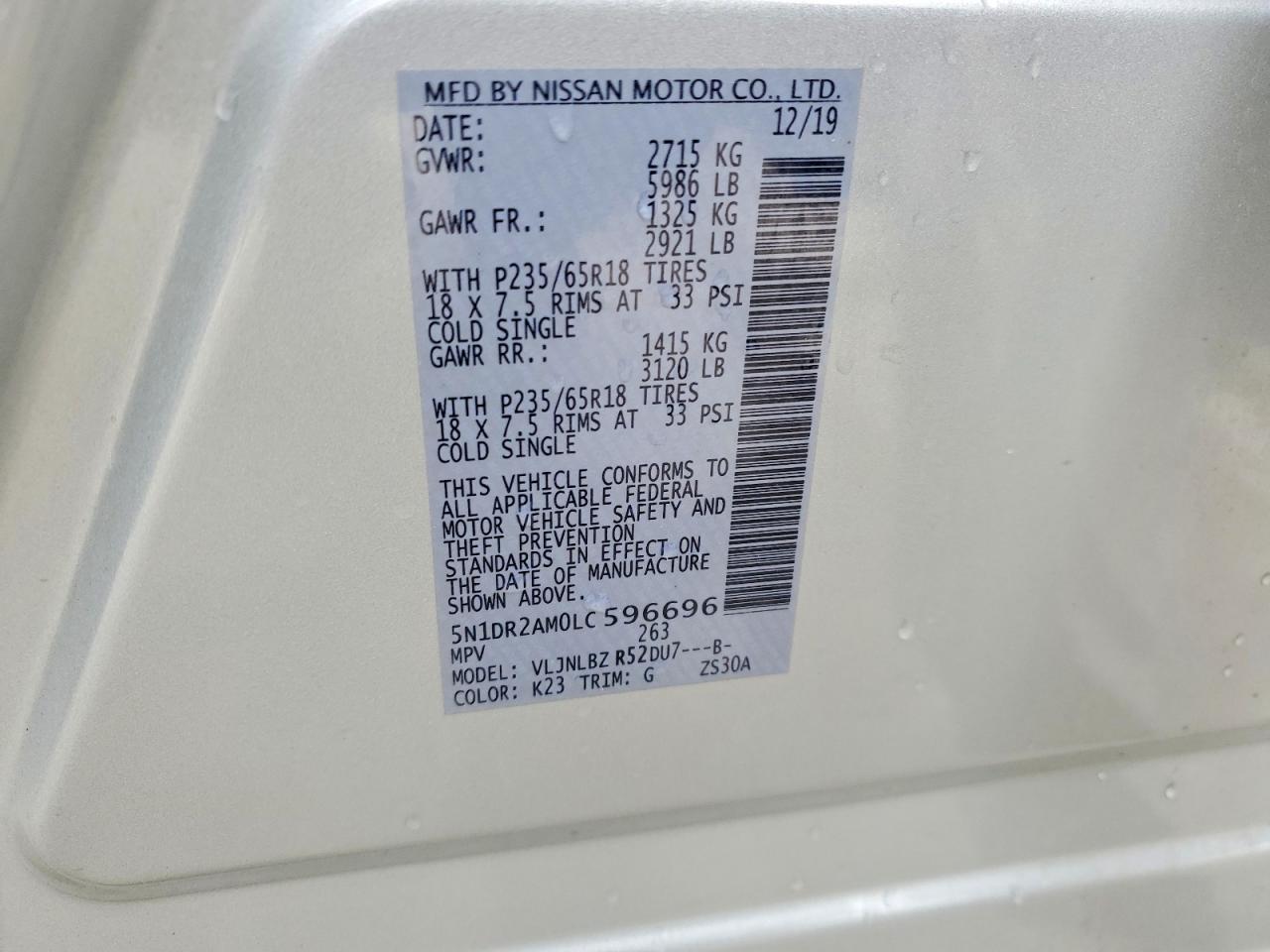 Nissan Pathfinder S