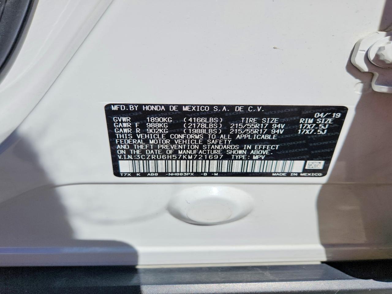 Honda HR-V Ex