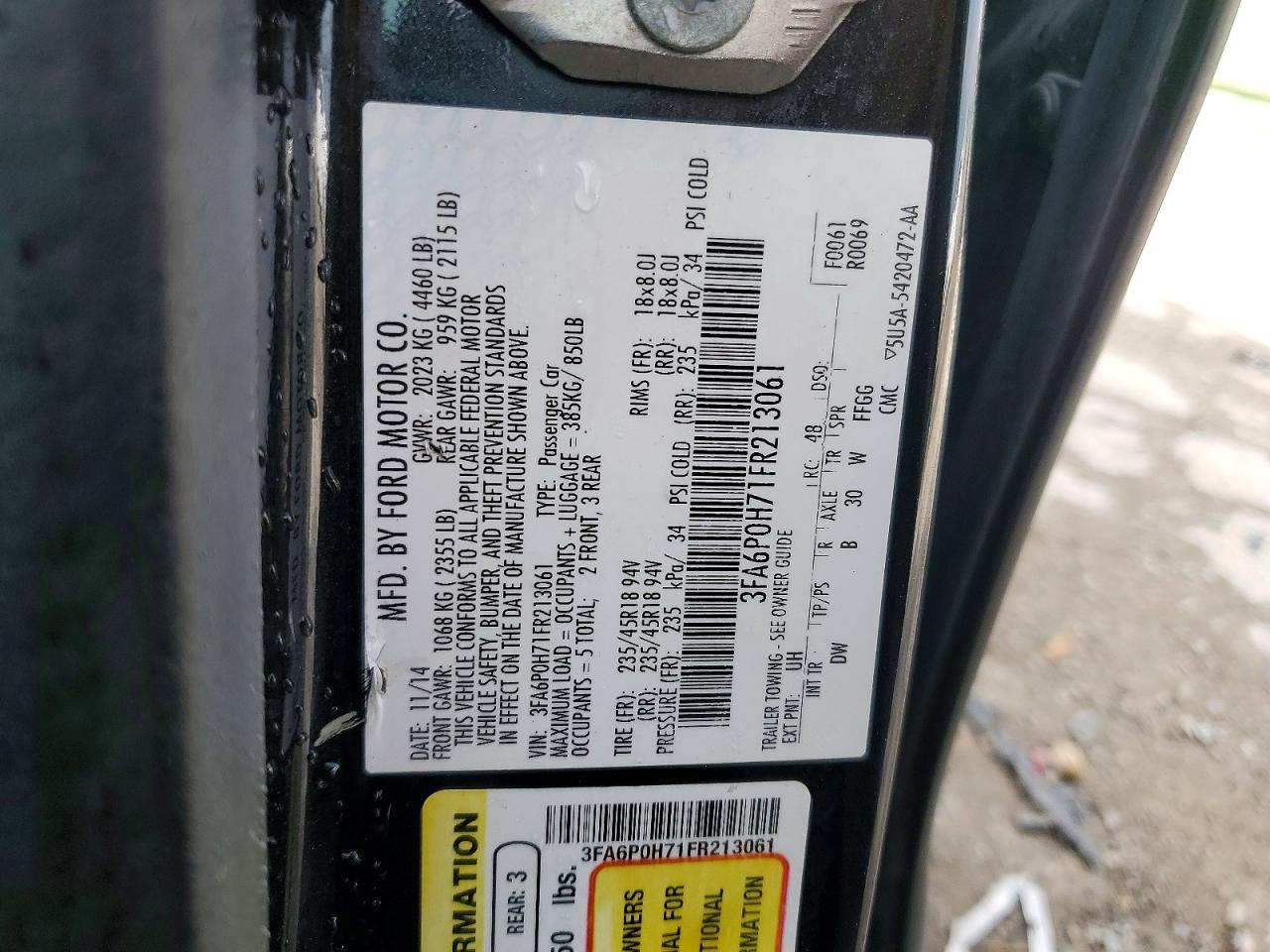 Ford Fusion Se