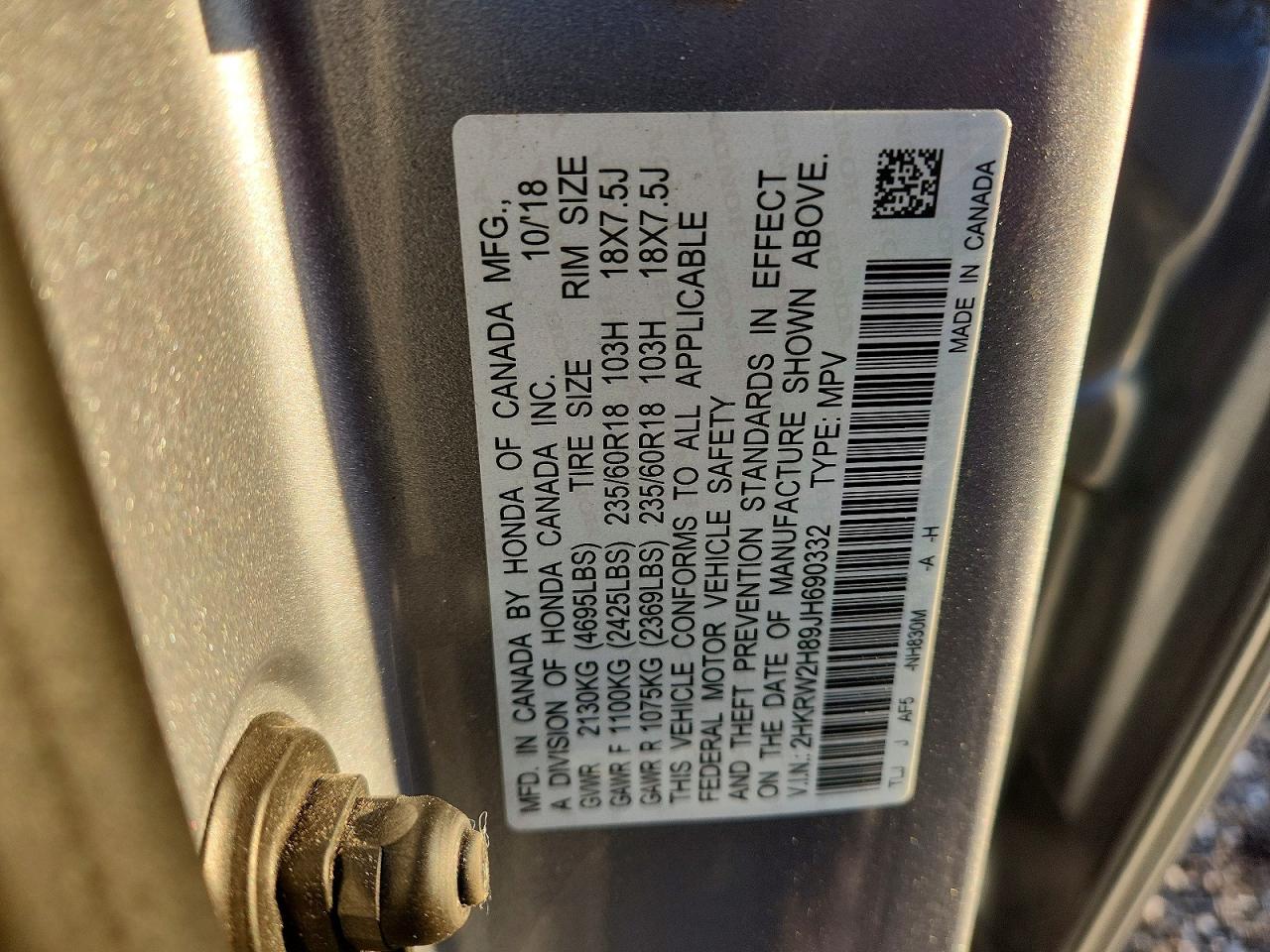 Honda Crv Exl