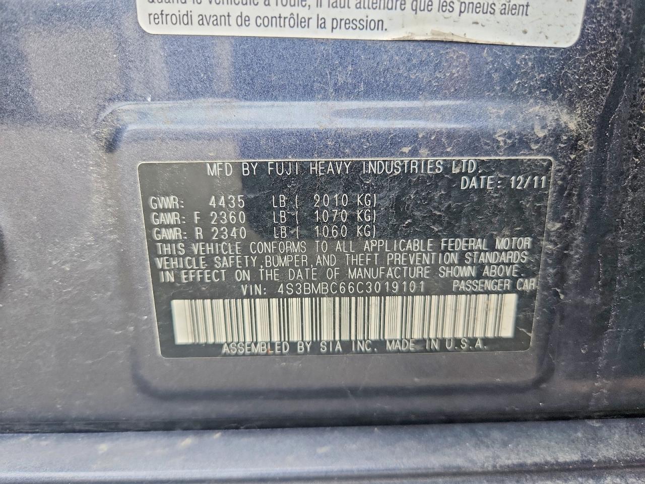 Subaru Legacy 2.5i Premium