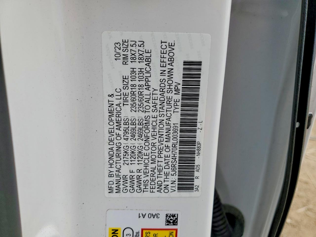Honda Crv Exl